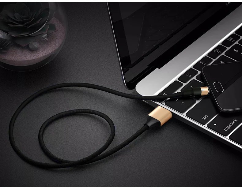 Магнитный зарядный кабель 3A Micro USB C 3 в 1 для iPhone xr xs max магнит Android Синхронизация данных Быстрая зарядка телефонный кабель Автомобильное зарядное устройство