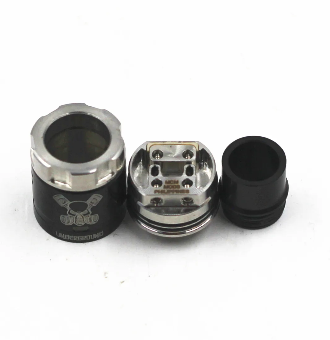 Underground RDA Atomizer 22mm diameter Rebuildable Dripping Mech Tank Dripper DIY Coil |