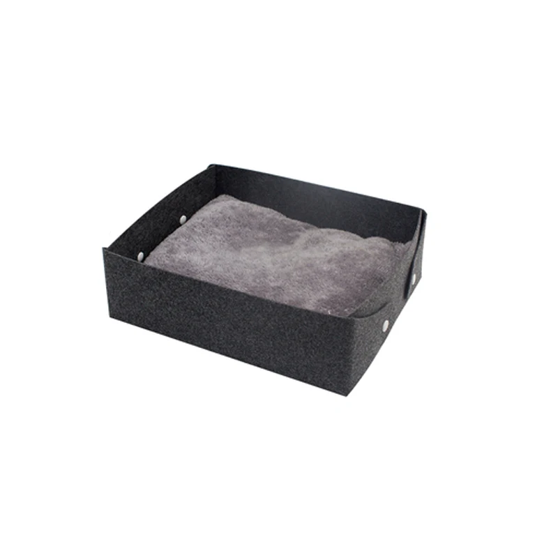 black HEYPET Cat Bed Cats House Pet House Cat Mat Dog Bed for Puppy Kitten Pet Supplies - Цвет: black