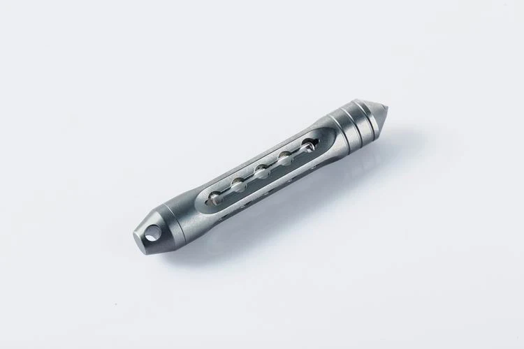 washing stone EDC титановый нож из титанового сплава бусины с Тритием газовые трубки Вольфрамовая стальная головка кулон Paracord украшения EDC многофункциональные инструменты - Цвет: washing stone