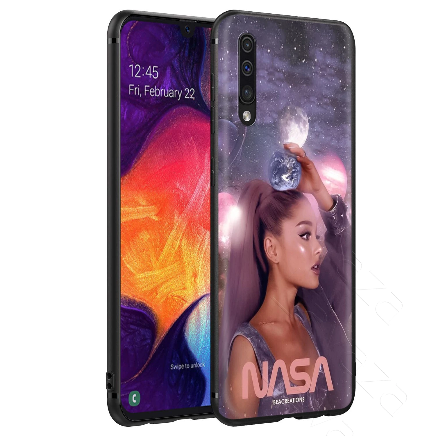 Lavaza Ariana Grande AG Rainbow Sweetener Case for Samsung Galaxy S6 S7 Edge J6 S8 S9 S10 Plus A3 A5 A6 A7 A8 A9 Note 8 9 |