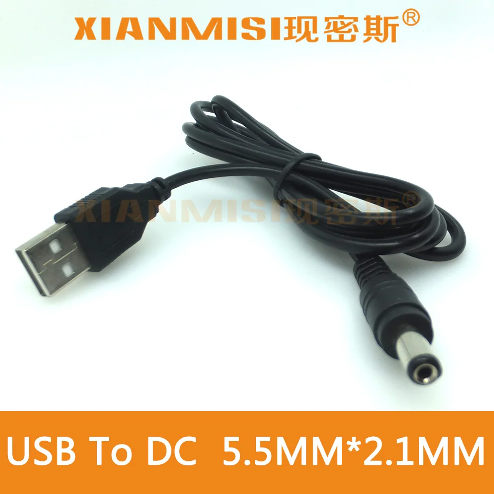 Кабель USB к DC 1 2 м 5 5*2 мм 0*06 5*0 7 3 5*1 35 9 в В 1A 2A разъем кабеля питания для или другого