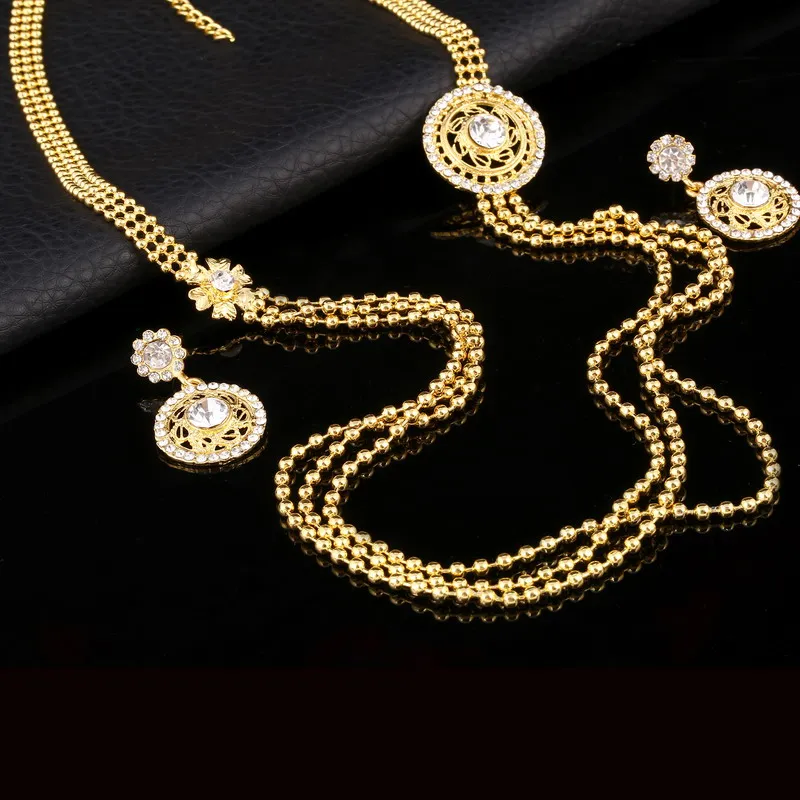 Набор золотых ожерелий Женские Ювелирные изделия оптовая продажа мутиляры