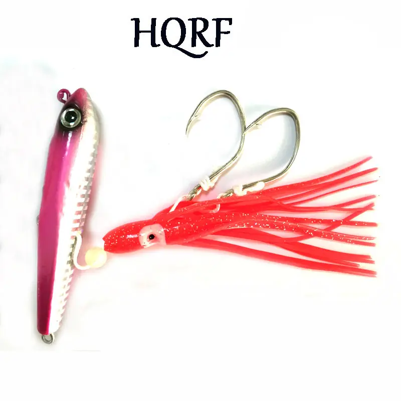 Горячая Распродажа приманка со свинцовым рыболовная с тройными крючками и