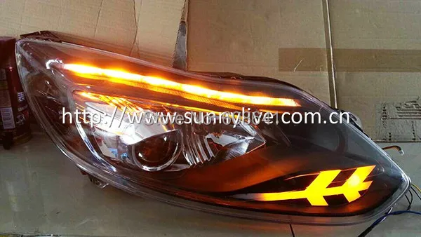 Для Focus 3 2012-2014 головсветильник свет все светодиодный светильник воротники JC |