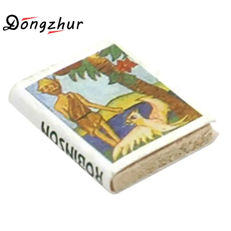 Миниатюрные комиксы 1:12 для кукольного домика 6 шт./лот красочные деревянные книги