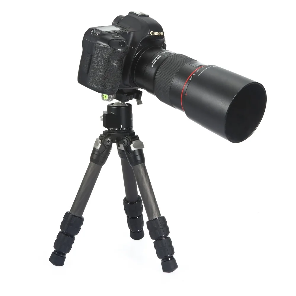 KP-C223+ KB-LH30PII штатив из углеродного волокна, Регулируемый Настольный мини складной портативный компактный дорожный монопод