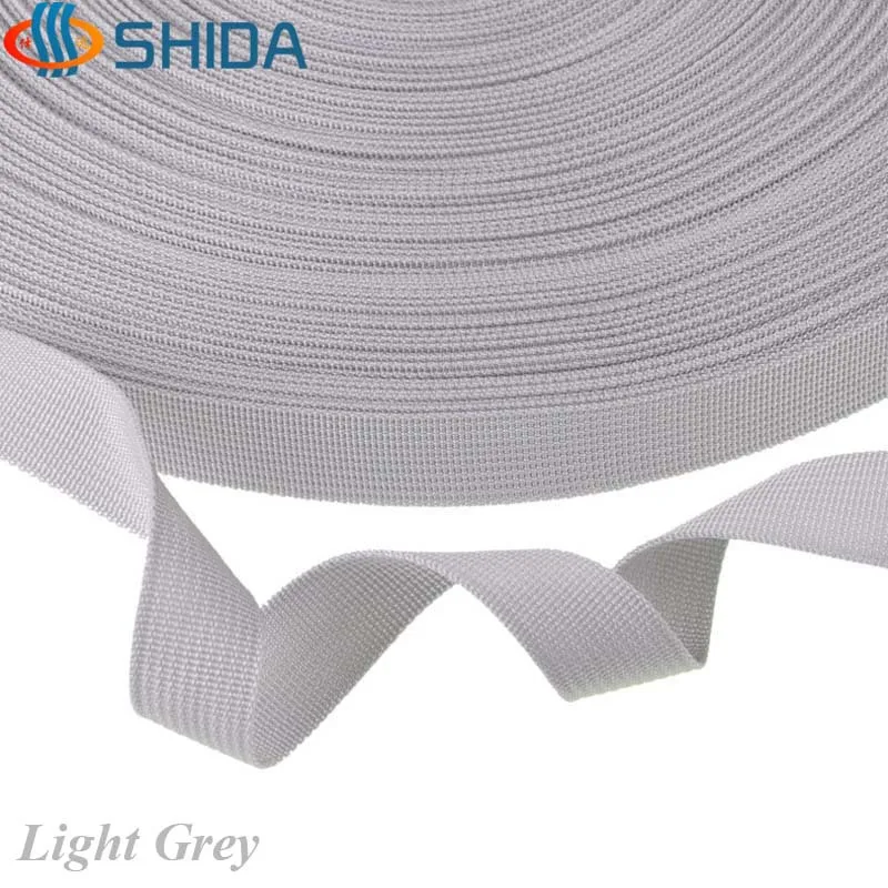 Лента полипропиленовая однотонная для сумок чемоданов рюкзаков 10 ярдов/рулон 3/4