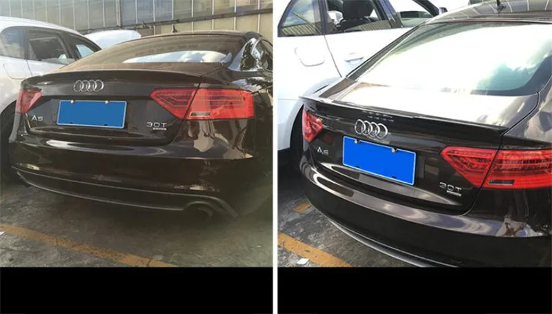 Спойлер из углеродного волокна для Audi A5 S5 RS5 Coupe 2009-, высококачественные спойлеры, автомобильные аксессуары, EMS