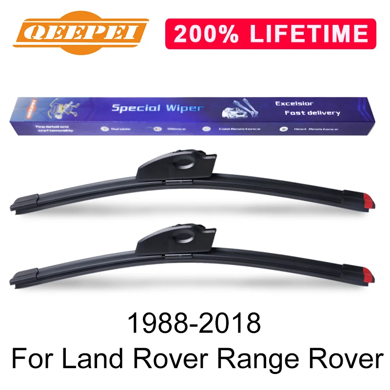 QEEPEI заменить стеклоочистителя для Land Rover Range 1988-2018Silicone резиновая лобового стекла