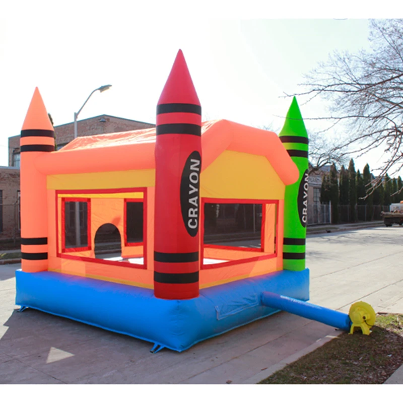 Бесплатная доставка Ткань Оксфорд надувной карандаш батут коммерческий отскок