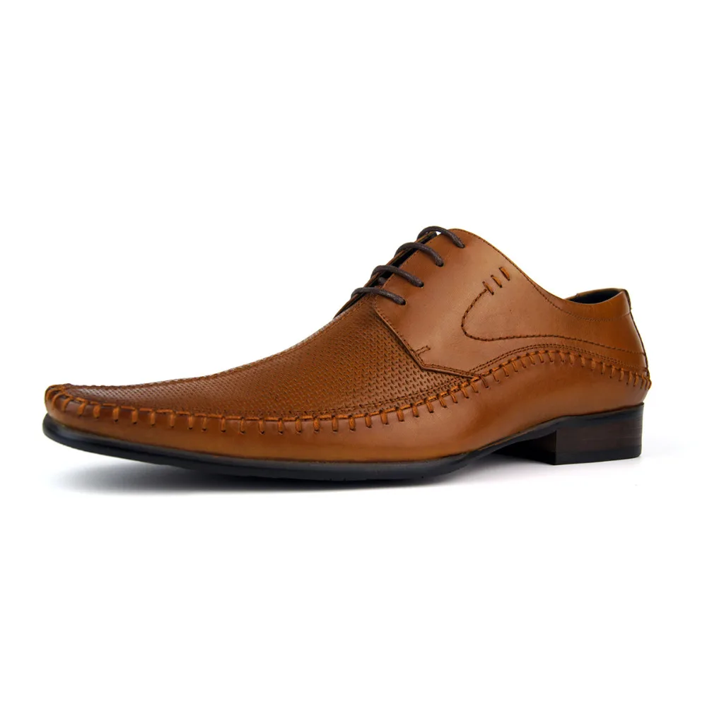 OTTO ZONE Italian Designer Vintage Shoes Brand Oxford Genuine Leather Men Carved Casual Business Male Wedding | Обувь