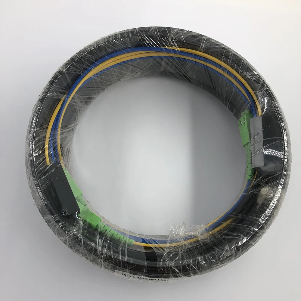 50 м Открытый FTTH волоконно-оптический капельный кабель патч-корд SC/APC в SC/APC дуплексный SM G657A2 LSZH 4 ядра GJYXCH капельный кабель патч-корд