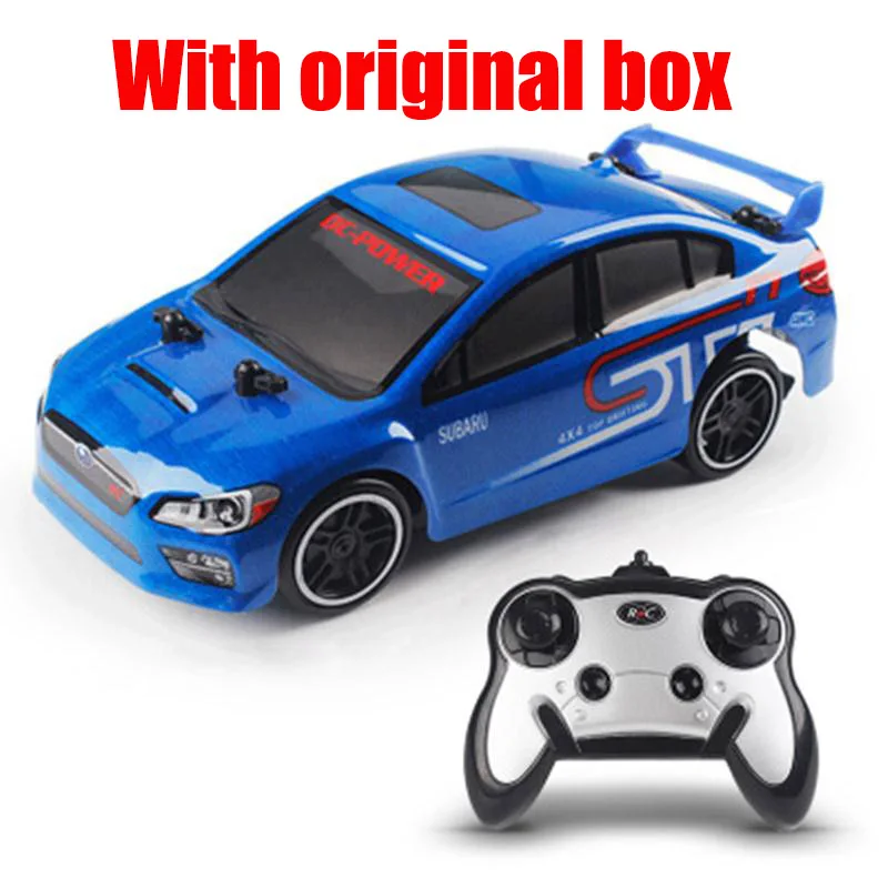 With color box RC Дрифт автомобиль игрушка 2,4 г 1:24 4WD привод Быстрый Дрифт Гоночный Автомобиль Дистанционное управление AE86 GTR модель внедорожника - Цвет: With color box