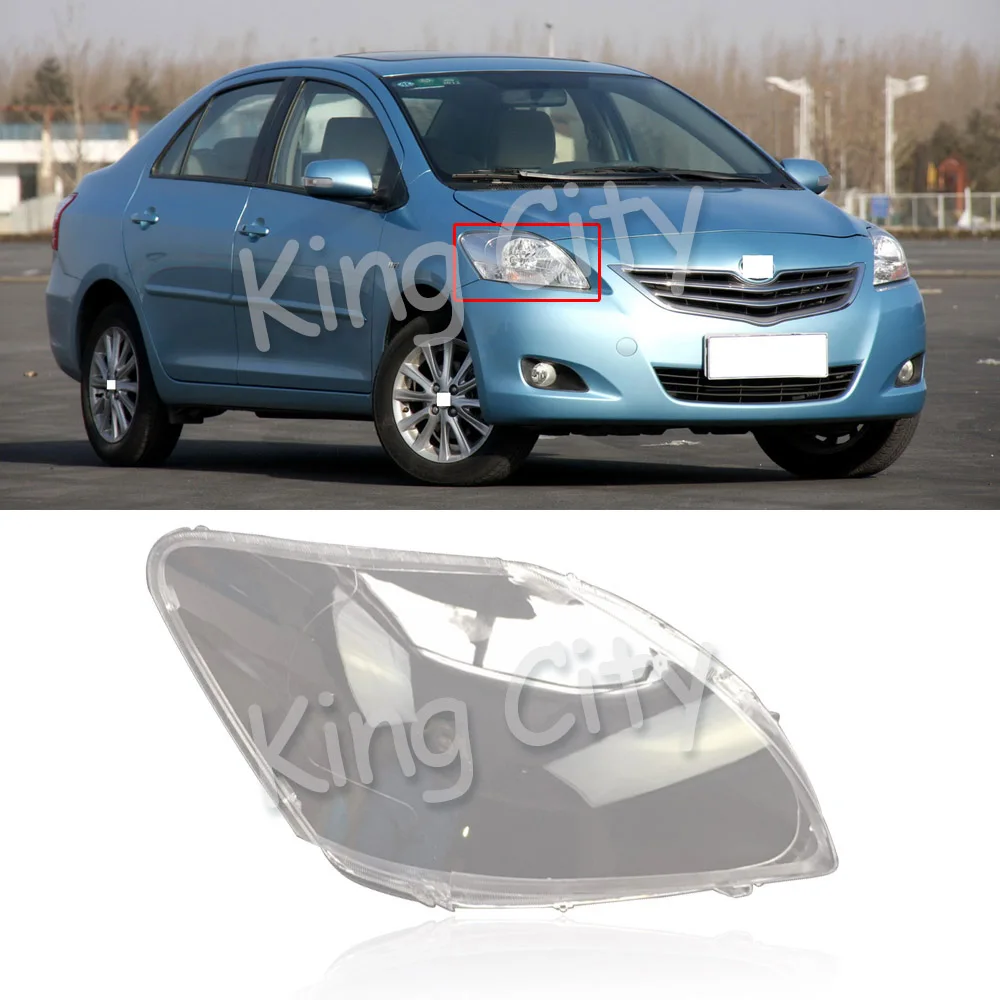 CAPQX для Toyota Vios 2008 2009 2010-2013 передний головной светильник налобный фонарь крышка абажур водонепроницаемый абажур