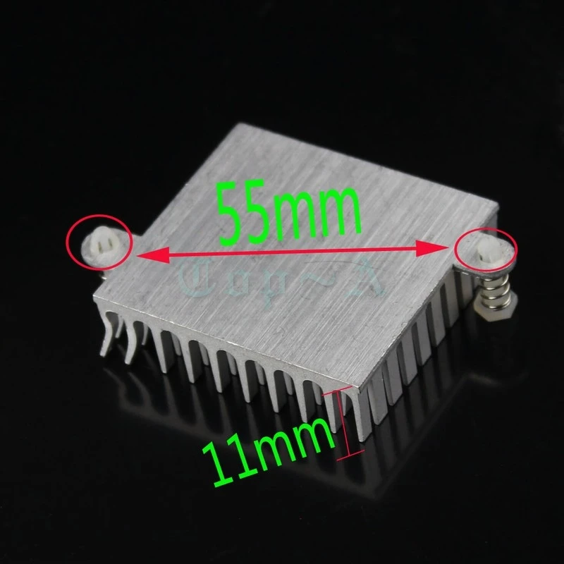 Вентилятор охлаждения Gdstime из алюминия 1 шт. 43 мм x 40 11 для чипа памяти LED Power IC