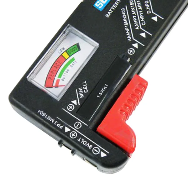 Colour Coded Meter Indicate Universal Digital Battery Tester AA/AAA/C/D/9V/1.5V Button Multiple Size Volt Checker | Инструменты