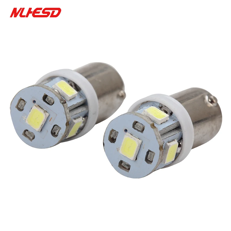 500 шт. 6 3 V BA9S 5 SMD 3528 Светодиодный не полярности анти-мерцание переменного тока с