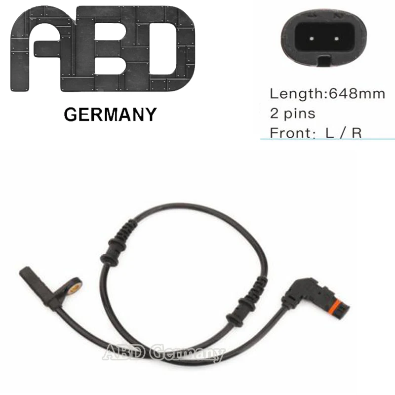 

ABD Germany ABS Wheel Speed Sensor 203 540 04 17 for Mercedes Benz C W203,CLK C209,CLC CL203