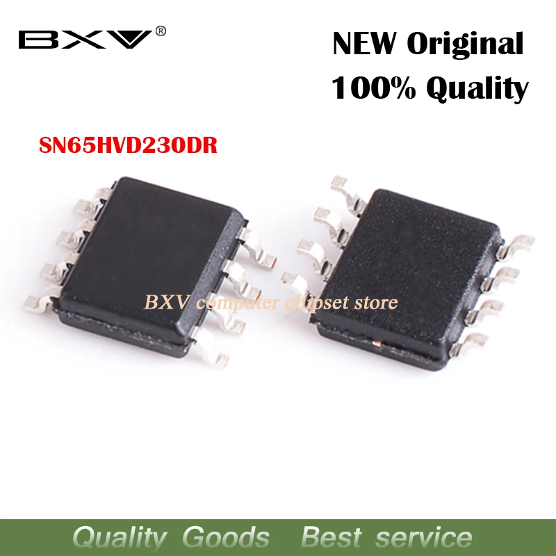 10 шт. SN65HVD230 SN65HVD230DR VP230 лапками углублением SOP-8 подключению CAN-шины трансивер ноутбук чип