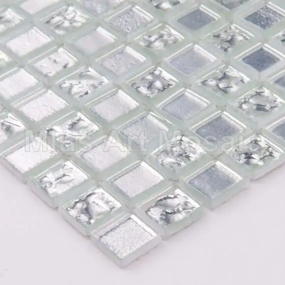 

Стеклянная мозаика из чистого серебра для кухни