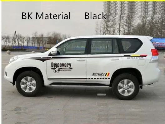 Дискавери/Спортивная наклейка с цветными линиями для Toyota Prado Z2CA556 - Название цвета: A