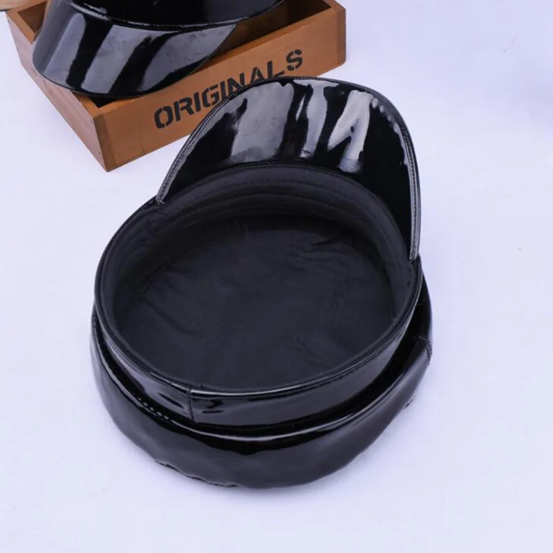 Винтажный берет газетчика с кепки для женщин из PU искусственной кожи цвета: