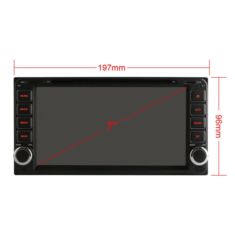 Восьмиядерный 2G RAM Android 6 0 4G Автомобильный DVD GPS стерео радио плеер для Toyota Kluger Allion