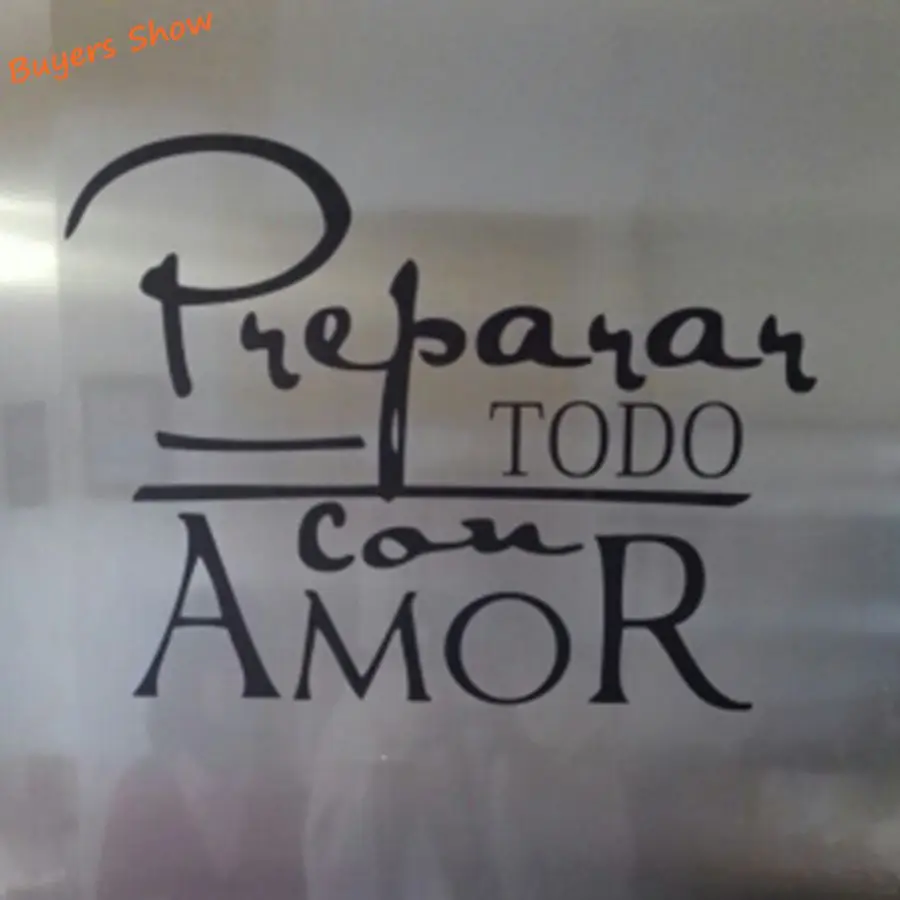 Бесплатная доставка испанские настенные художественные наклейки с цитатами для