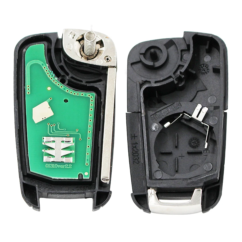 2 кнопки дистанционного ключа автомобиля 315 МГц 433 ID46 чип HU100 для Opel Vauxhall Adam Astra J