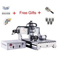 cnc mini lathe 4030 z d 300w spindle engraving machine 4axis milling machine for wood machinery