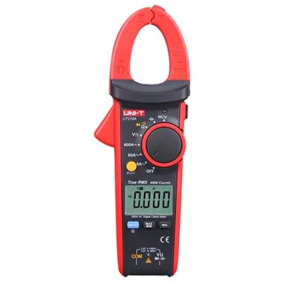 UNI T UT216A NCV емкость AC/DC напряжение тока ом тестер Мини True RMS цифровой клещи с