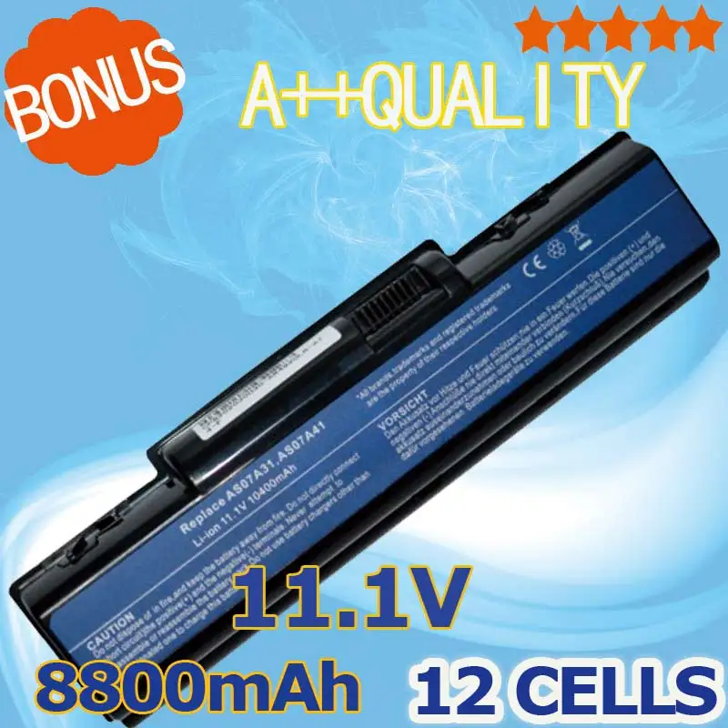 

8800mAh AS07A71 AS07A72 AS07A75 Battery for AcerAspire 4310 4320 4336 4520G 4710 4715Z 4720G 4730 4730Z 4736 5235 5334 5732Z