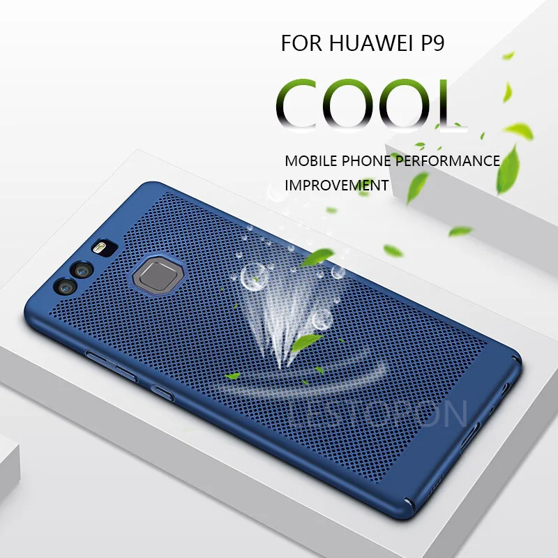 Рассеивание тепла Жесткий назад матовая Чехол для Huawei Honor 8 P9 Lite 2017 P10 lite случае