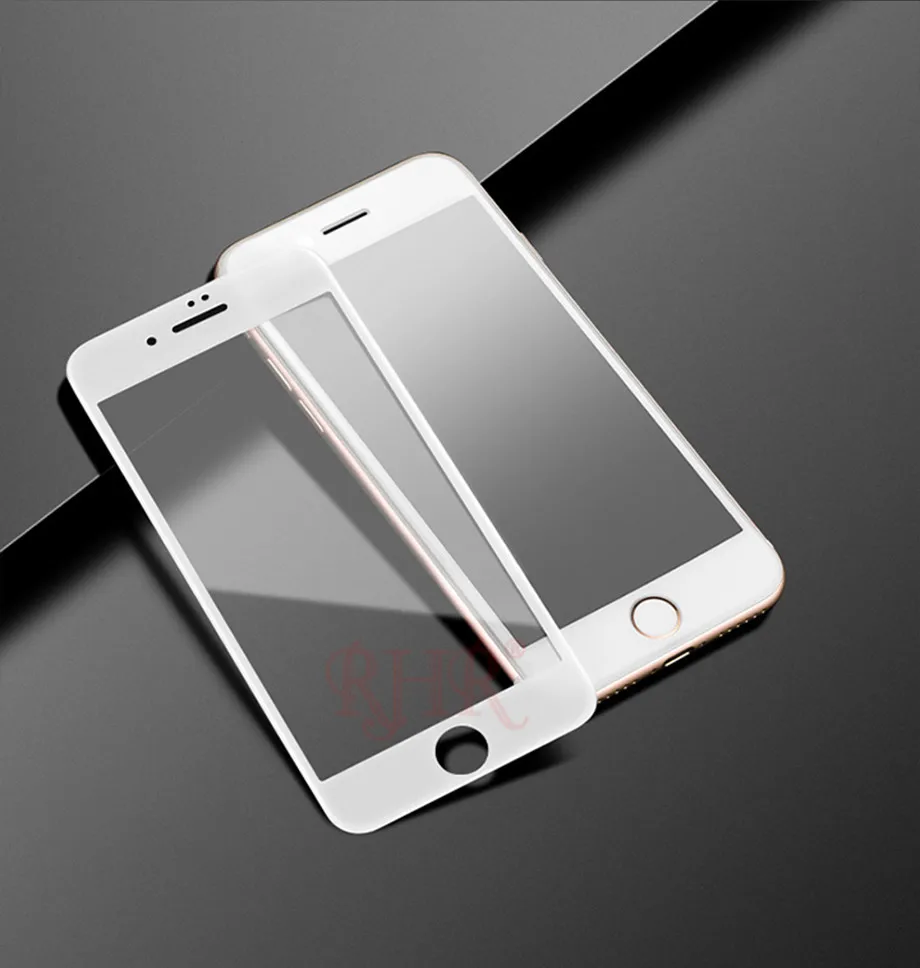 RHR 5D Защитное стекло для iPhone 6 7 6 S 8 Plus X Закаленное Защитное стекло для iPhone 6 S 8 Plus пленка