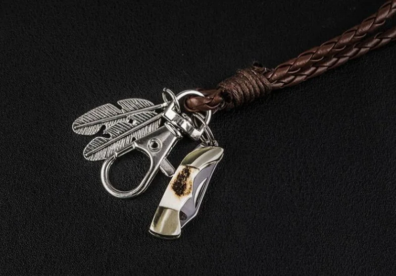 Открытый многофункциональный Edc инструменты, эльф со складным мини-ножом, из коробки инструмент, брелок ожерелье кулон. Инструменты для выживания в диких условиях