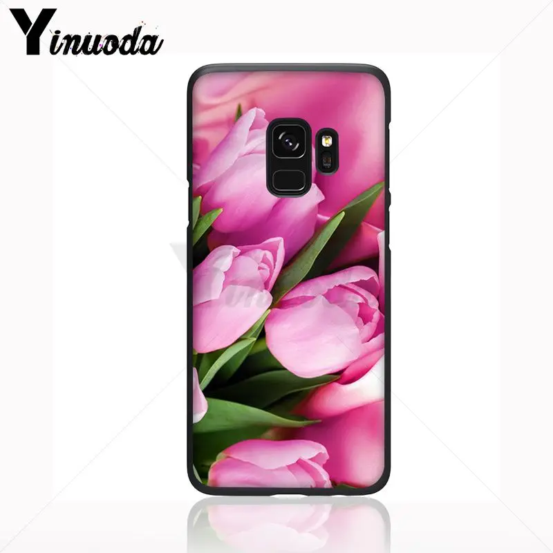 Yinuoda тюльпан красивые цветы Мягкий силиконовый чехол для телефона Samsung Galaxy s9 s8plus