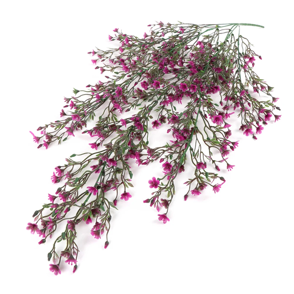 1 букет Искусственный пластик цветок Виноградная лоза настенный подвесной