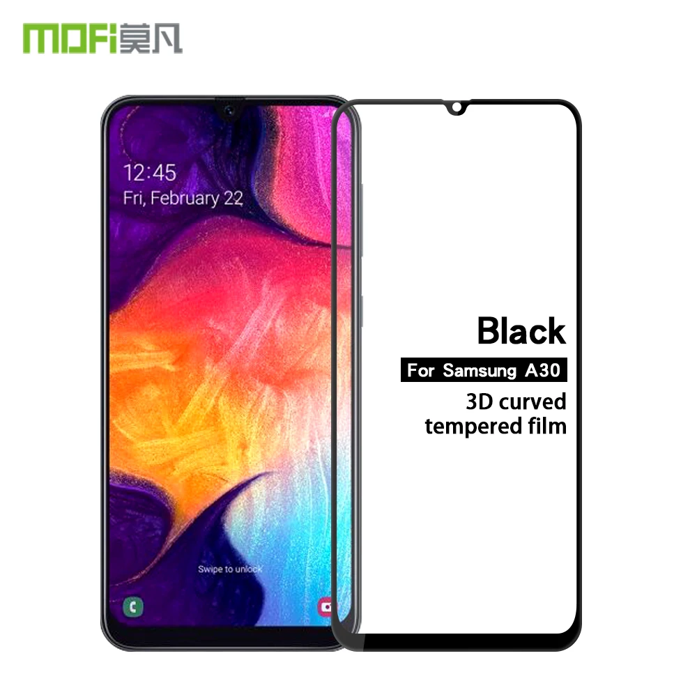 Для Samsung Galaxy A30 стекло закаленное 3D полное покрытие экран протектор для A50 MOFi