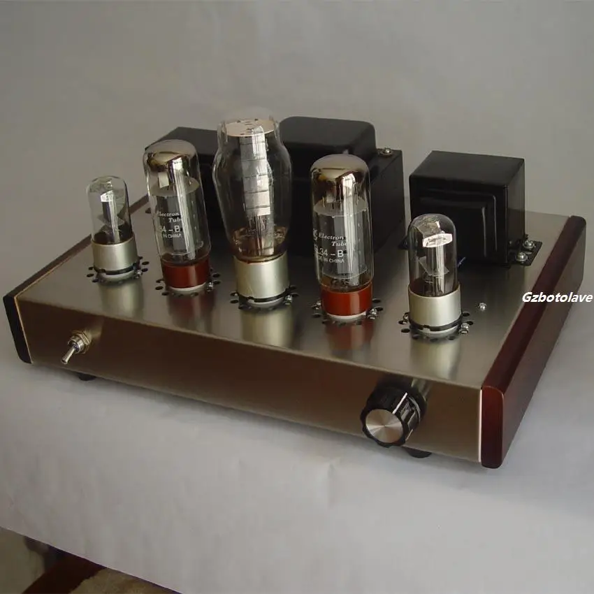 

NEW Finished El34 Single-Ended Class A 5Z3P+6N9P+EL34 Vacuum Tube Amplifier