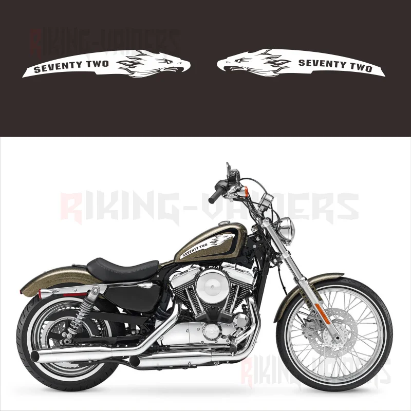 Пользовательские наклейки с головой орла обтекатели виниловые для Harley Sportster XL1200V