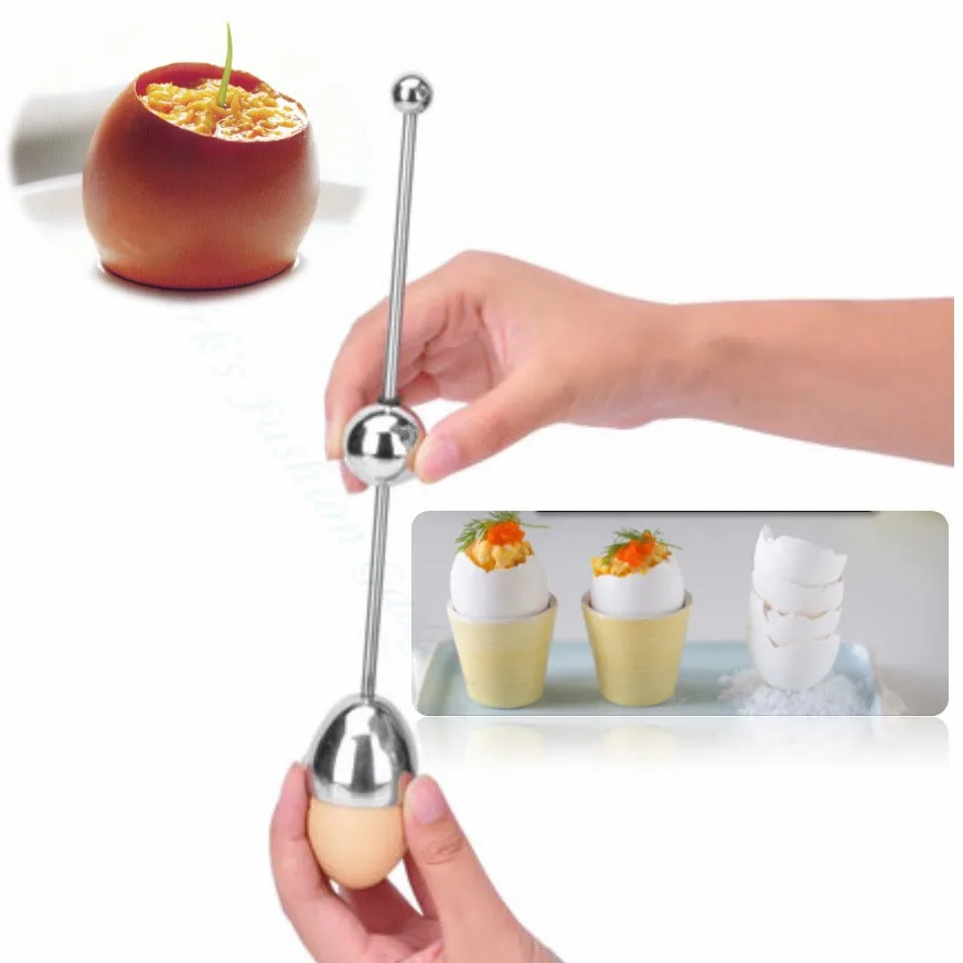 Хит продаж кухонные приспособления забавный Топпер для яиц из нержавеющей стали резак скорлупы легко