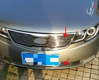 Сетчатая Решетка переднего бампера автомобиля с гальваническим покрытием из