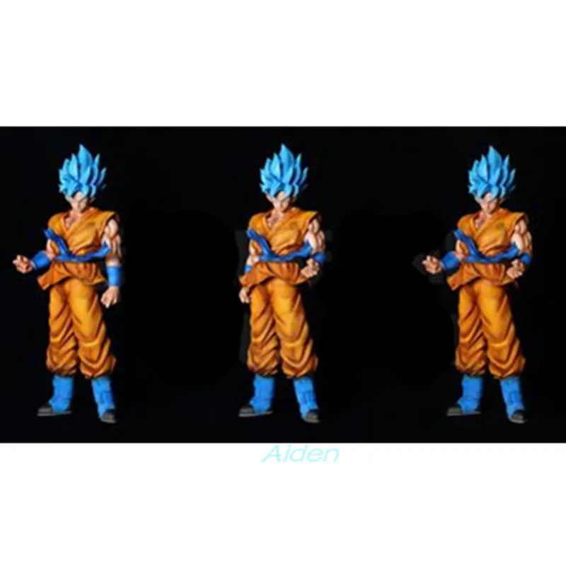 20 &quotСтатуя Драконий жемчуг Супер Saiyan бюст синие волосы Сон Гоку полная длина