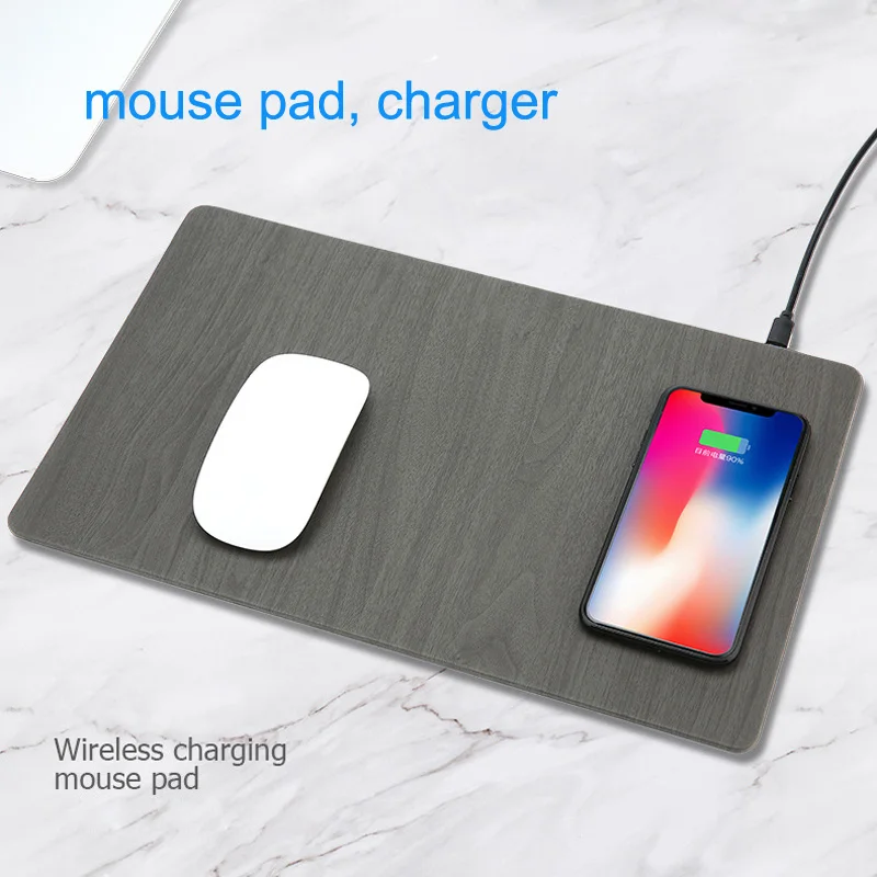 Esobest 10W Mobile Phone QI Computer Mouse Pad for iphone X 8 plus Samsung S6 edge S7 S8 wireless Charger | Мобильные телефоны и