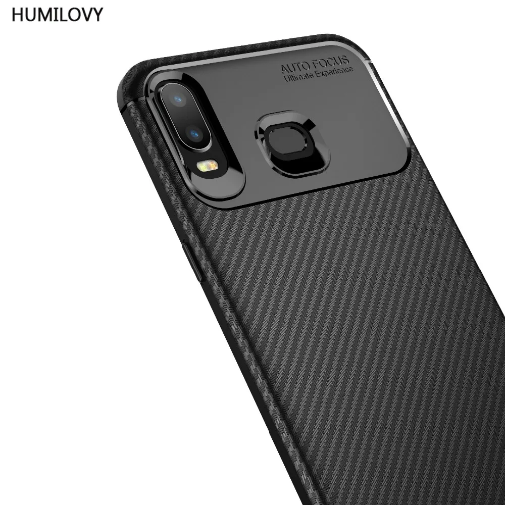 Чехол для Samsung Galaxy A6s чехол силиконовая прочная броня мягкая задняя крышка чехлы
