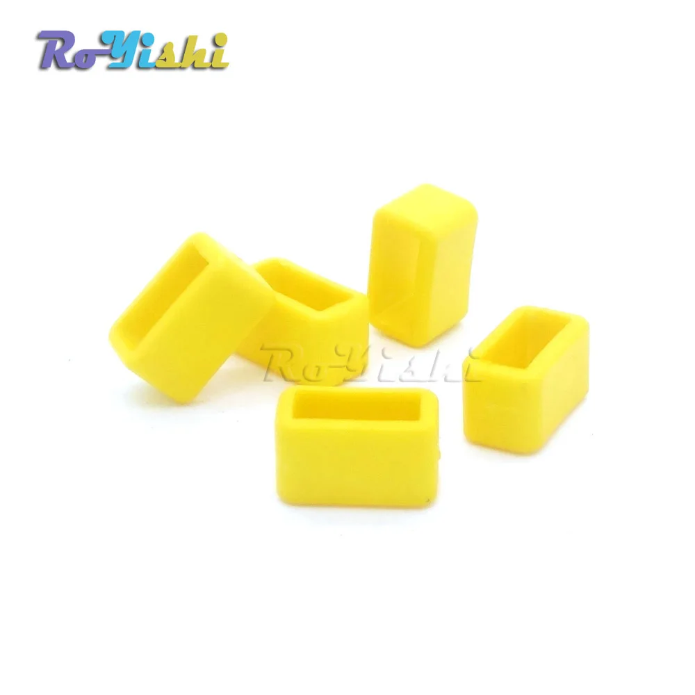 100pcs/pack 3/8&quotColorful Plastic Keeper Belt Loop Square Buckles/Cat Collar Harness Backpack Straps Webbing 10mm |