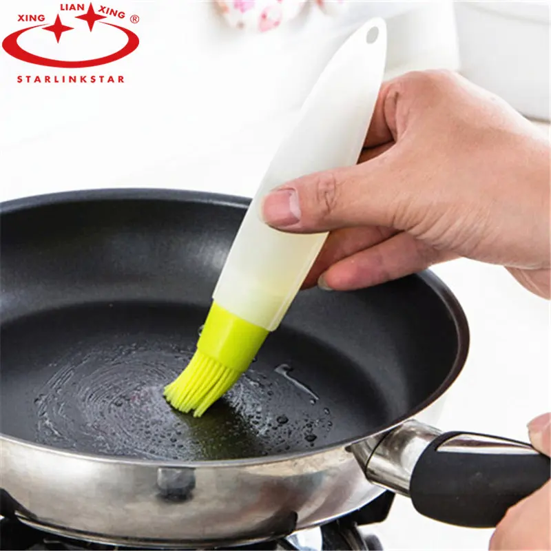 Силиконовая щетка для меда 1 шт. 2 разных цвета приправа масла с бутылкой