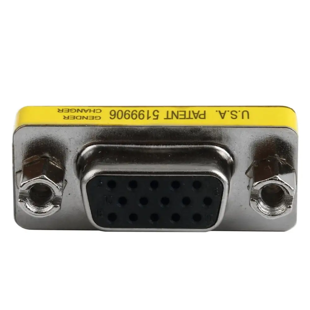 VGA HD15 Pin пол Changer Женский адаптер конвертер