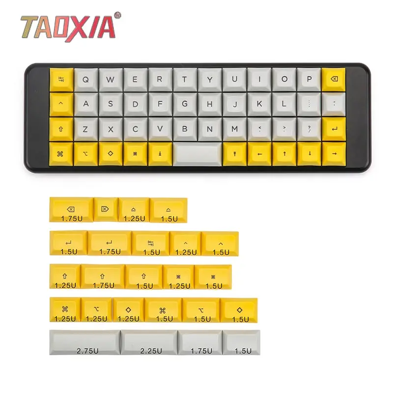 Индивидуальные 40% механические клавиатуры колпачки клавиш сублимационный